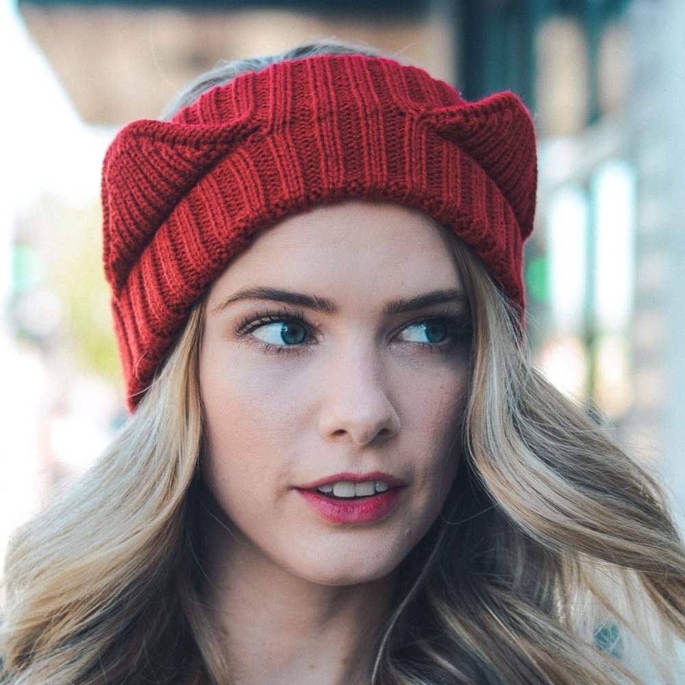 Red or white Kitty Ears Headband 🐱 NWT